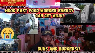 fast food worker energy in the hood 😂🤣newspodcast newsreactions ohionews [upl. by Pressey]