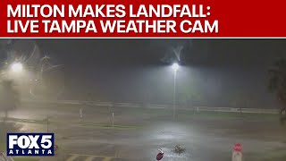 WATCH LIVE Hurricane Milton Tampa weather cam  FOX 5 News [upl. by Hillery986]