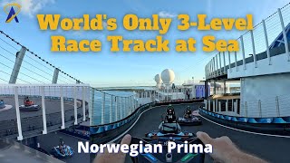 Prima Speedway POV  Kart Racing on a Norwegian Cruise [upl. by Keel427]