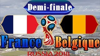 FRANCE vs BELGIQUE Demifinale du Mondial 2018 Statistiques Date horaire et stade [upl. by Nilved]