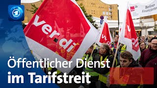 Tarifstreit im öffentlichen Dienst Positionen weit auseinander [upl. by Waly]