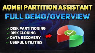 How to Use the AOMEI Partition Assistant Full DemoReview [upl. by Annekam]