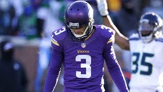 Every Blair Walsh Missed Field Goal of His Career [upl. by Urana]