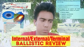 BALLISTIC LECTURE 2 Forensic Science lecture Criminology Board Exam Review [upl. by Lidstone]