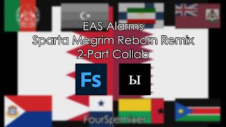 COLLAB EAS Alarms  Sparta Megrim Reborn Base [upl. by Atteuqihc]