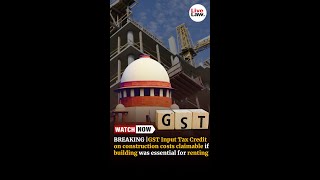 BREAKING GST Input Tax Credit on construction costs claimable if building was essential for renting [upl. by Lalib]