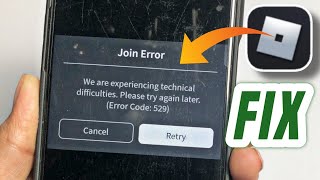 😥 roblox join error  roblox we are experiencing technical difficulties  fix roblox join error [upl. by Arabele]