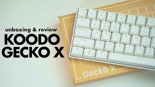 Keyboard 60 Paling Worthit Saat Ini Koodo Gecko X Unboxing amp Review [upl. by Ysdnil]