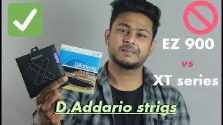 DAddario XT vs EZ series string review [upl. by Lebanna]