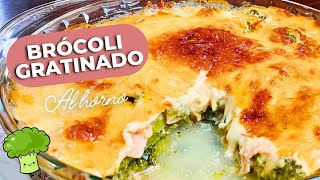 COMO PREPARAR BRÓCOLI GRATINADO AL HORNO 🥦 🇵🇪 [upl. by Drarrej]