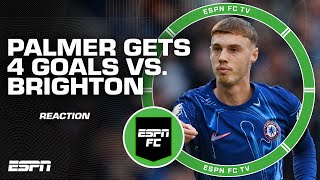 REACTION to Cole Palmers 4 goals vs Brighton Absolutely FANTASTIC  Frank Leboeuf  ESPN FC [upl. by Eyaj]