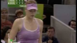 Sharapova vs Henin Madrid 2006 [upl. by Lledo689]