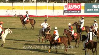 A long strike in 7th Manipur Polo International Match [upl. by Airdna]