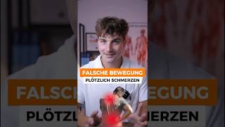 Diese eine falsche Bewegung😫 schmerz schmerzen rückenschmerzen rücken physio schmerzfrei [upl. by Madson]