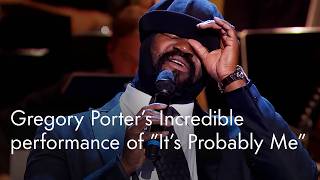 Gregory Porter performs Its Probably Me at the Polar Music Prize Ceremony 2017 [upl. by Zolner]