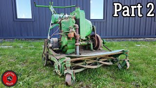 1920s Lawn Mower Restoration  Part 2 [upl. by Godewyn]