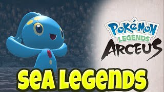 How to CATCH Manaphy and Phione in Pokemon Legends Arceus [upl. by Ynehpets]