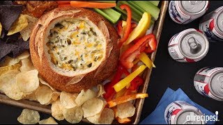 How to Make Insanely Amazing Jalapeno Cheese Dip  Party Recipes  Allrecipescom [upl. by Agnimod]