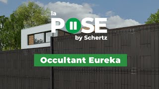 Tutoriel de pose Schertz  comment poser loccultant Eureka sur une clôture rigide [upl. by Merle]