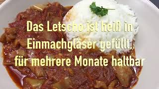 Ungarisches Letscho Rezept  Gut und günstig einkochen [upl. by Jamel132]