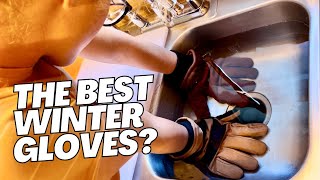 Waterproof Testing the Best Winter Gloves for Hiking  Carhartt vs Wells Lamont [upl. by Zoellick]