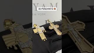 3D Real Gold Pendants 🫵🏽 bayam bayamjewelry realgold goldjewelry goldpendants 3djewelry [upl. by Windham]