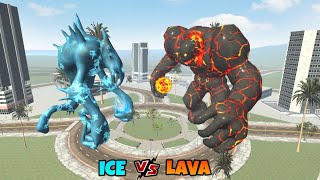 LAVA GOD vs ICE GOD in Indian Bike Driving 3D [upl. by Garlinda75]