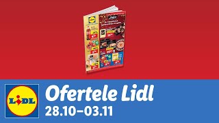 Ofertele saptamanii la Lidl • 28 Octombrie  3 Noiembrie 2024 [upl. by Aicemak]