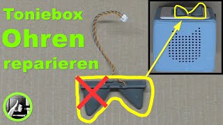 Toniebox Ohren reparieren ✅ OHNE Löten ✅ Toniebox Ohren austauschen  Toniebox Ohren tauschen diy [upl. by Yltneb907]