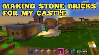 Making Stone Bricks For My Castle  Lokicraft Survival Gameplay [upl. by Nednal]