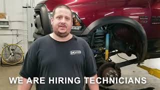 We Are Hiring Technicians [upl. by Cleary]