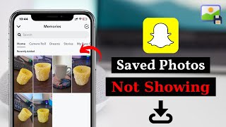 How To Fix Snapchat Saved Photos Not Showing on iPhone [upl. by Nomael]