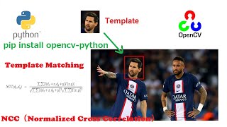 Python  OpenCV Template Matching  Normalized Cross Correlation NCC ZNCC [upl. by Elfreda]