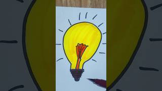 light shorts drawing art painting satisfying creative diy bulb [upl. by Mandelbaum781]