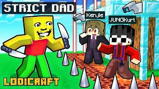 WEIRD STRICT DAD vs Most Secure Minecraft House [upl. by Det]