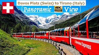 The Bernina Express  Worlds Most Beautiful Trains Panoramic 4K Video [upl. by Spence452]