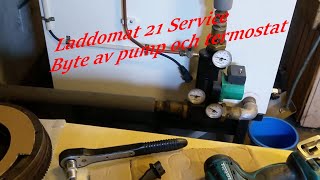 Laddomat 21 service Byte av pump och termostat [upl. by Chura]