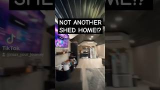 SHED HOME CONVERSION  TINY HOME  SHED TURNED DREAM HOME PT3 tinyhouse hometour shed [upl. by Coridon12]