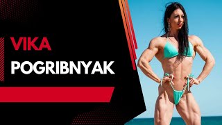 Vika Pogribnyak  Bodybuilder Sculpteduk [upl. by Ttenyl]