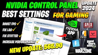 Nvidia Control Panel Latest Update 56590  Best Nvidia 56590 Settings amp Optimizations For Gaming [upl. by Katine372]