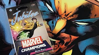 Marvel Champions  Jubilee Unboxing [upl. by Arekat]