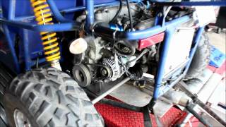 Dune buggy with AEM EMS v2 Honda D16 on the dyno at PREracing [upl. by Stortz]