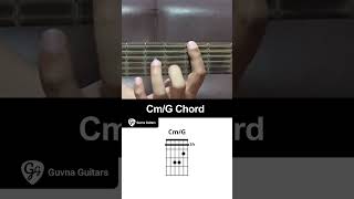 How To Play The CmG Chord On Guitar  Guvna Guitars [upl. by Lindo658]