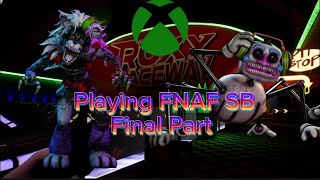 Playing Fnaf Security breach Final part  Decommissioning Roxy and fleeing from DJMM [upl. by Ehcsrop]