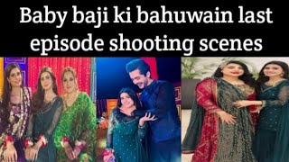 Baby Baji Ki Bahuwain last episode shooting behind the scene [upl. by Zakaria589]