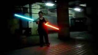 7 colors LED lightsaber [upl. by Adekram]