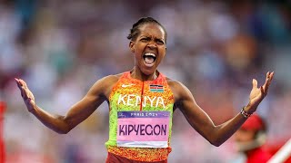 Kenyas Faith Kipyegon wins Womens 1500m Final Olympics Paris 2024 winning Gold  Faith Kipyegon [upl. by Mclain]