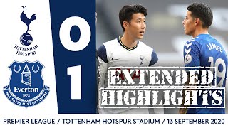 EXTENDED HIGHLIGHTS TOTTENHAM 01 EVERTON [upl. by Suqram476]