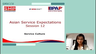 SESSION 12 Asian Service Expectations [upl. by Reiser]