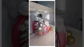 Haz tus propias Esferas para decorar tu árbol Navideño navidad diy christmas [upl. by Nicole]